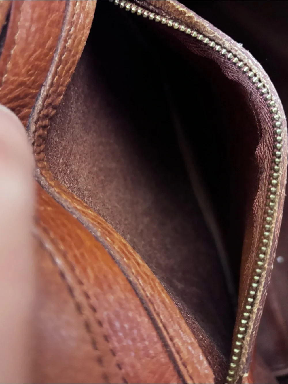 Large Madewell Leather Tote Bag - Brown